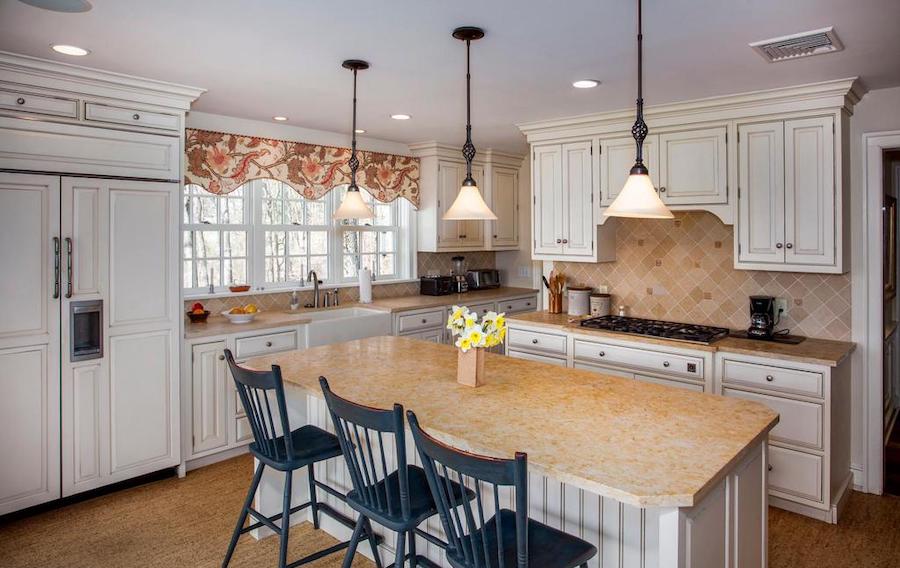 neocolonial chester springs farmhouse for sale kitchen