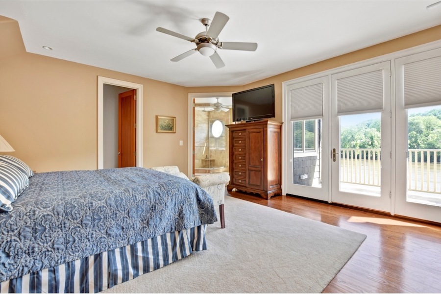 Second-floor master bedroom