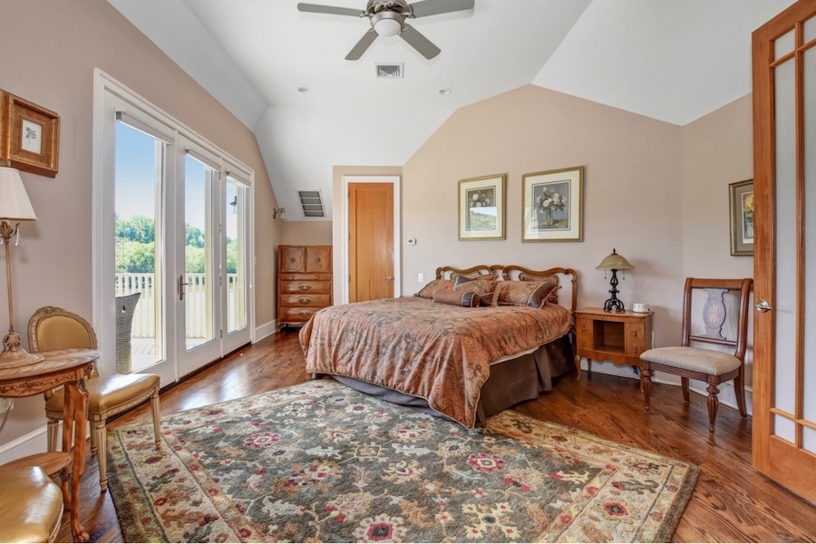 Third-floor master bedroom