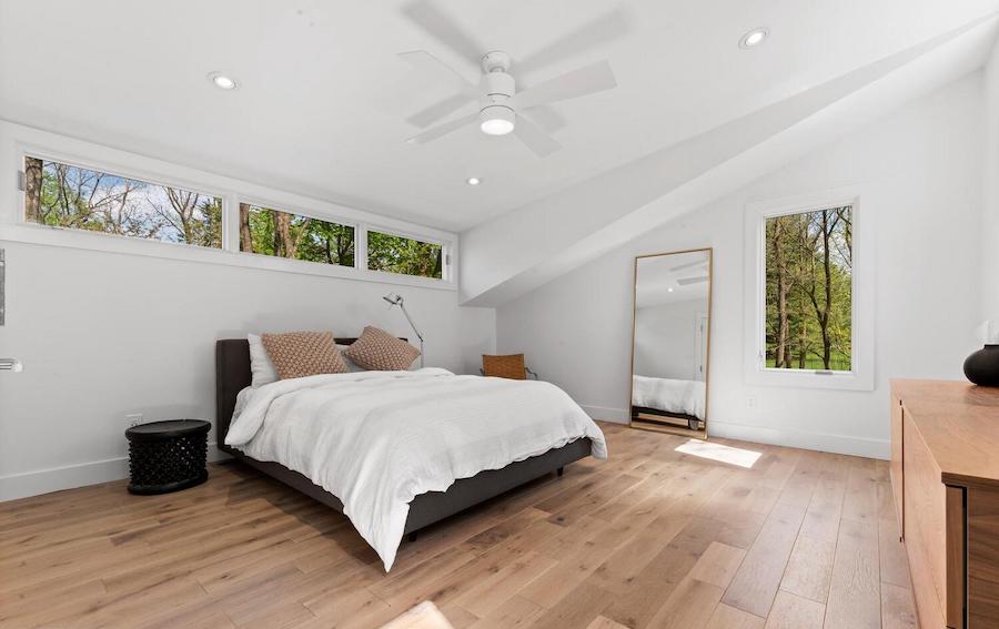 second-floor master bedroom