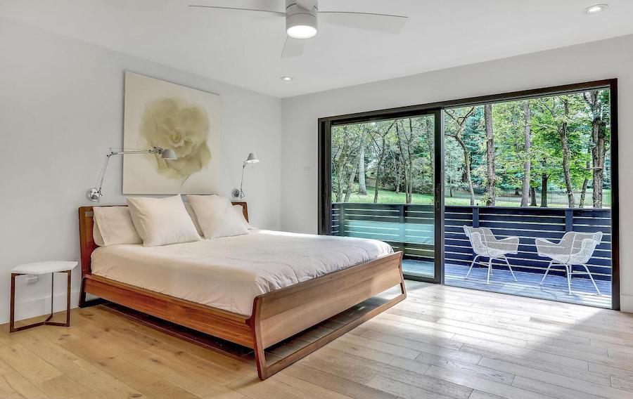 first-floor master bedroom