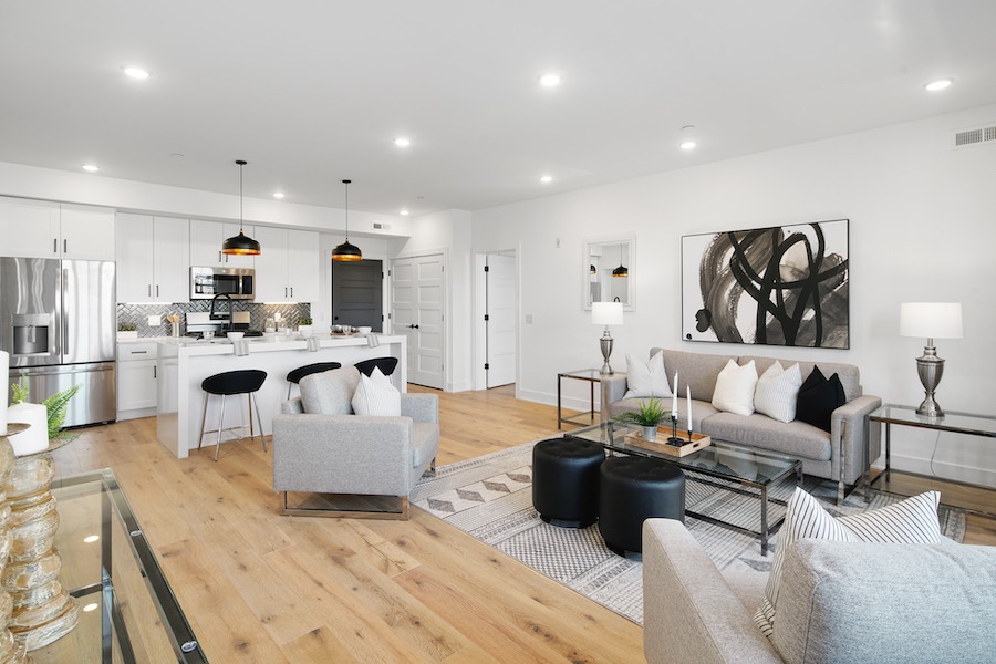 fishtown station condo for sale main living area