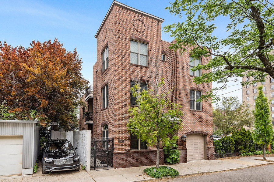 double-wide rittenhouse square townhouse for sale exterior front