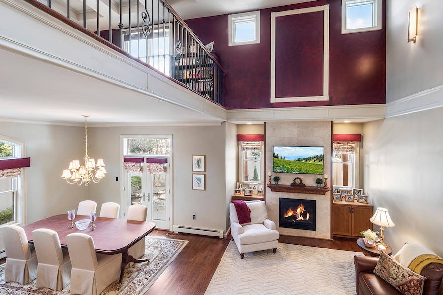 double-wide rittenhouse square townhouse for sale main floor
