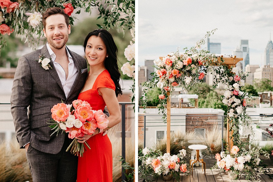 rooftop elopement