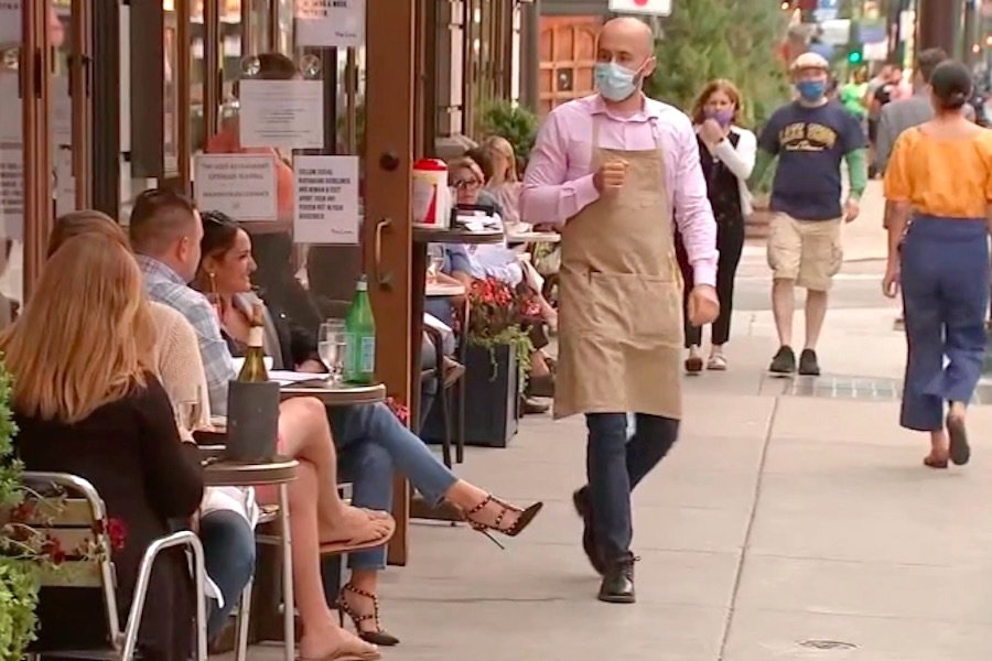 some philly restaurants are not enforcing social distancing after reopening for outdoor dining