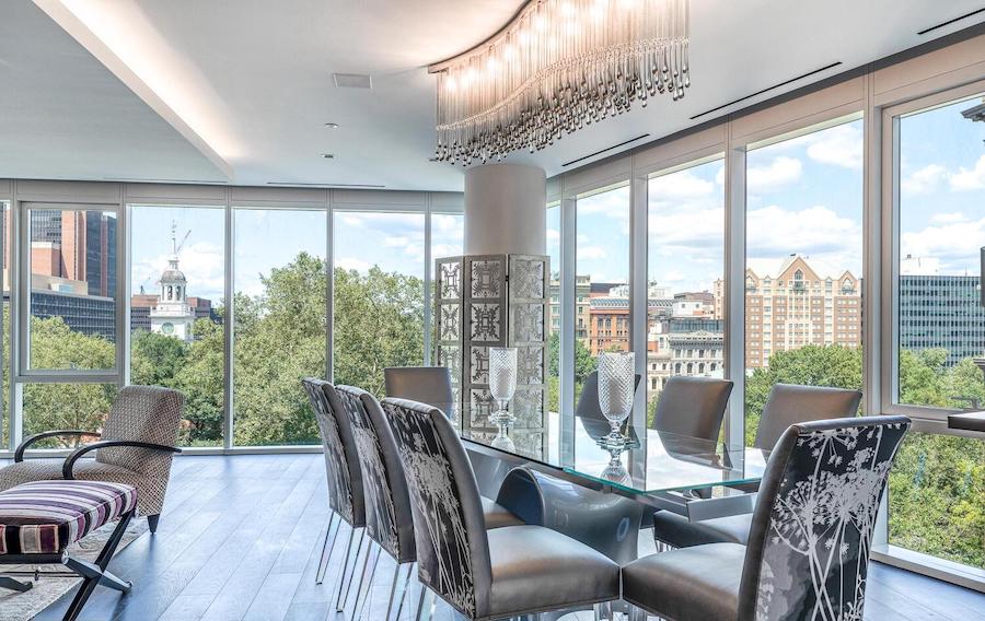 500 walnut condo for sale living and dining rooms