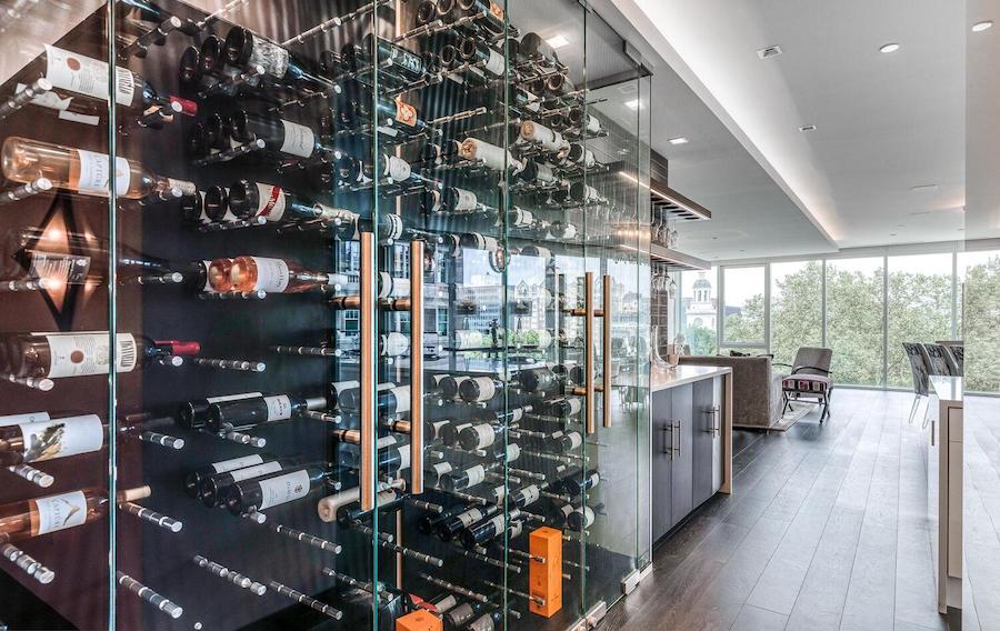 condo for sale society hill luxury condo wine room