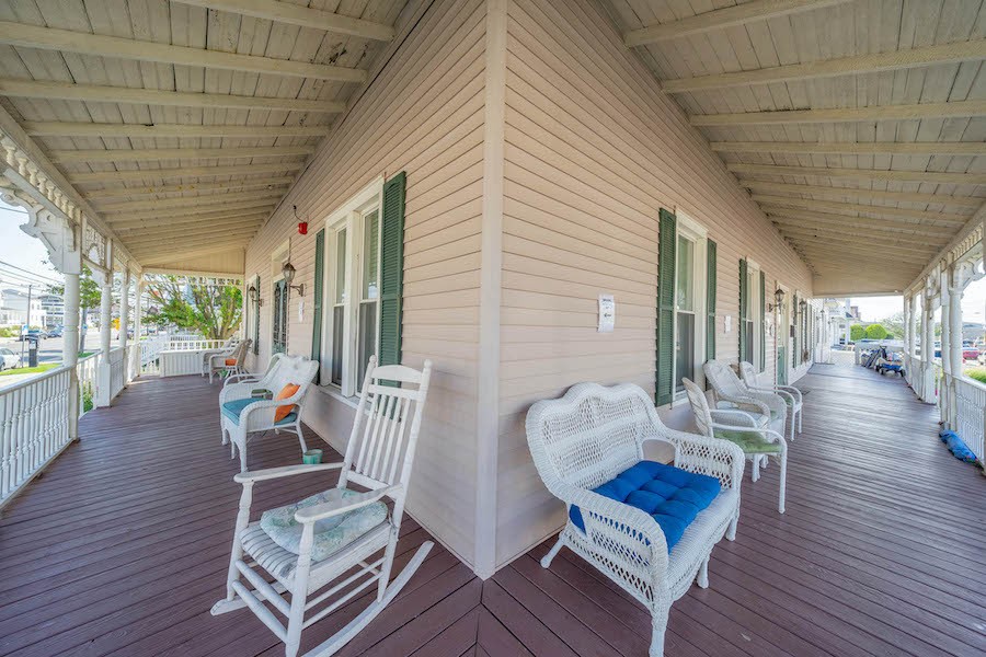 sea isle city victorian condo for sale porch/veranda