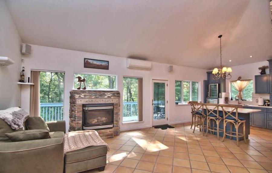 house for sale east stroudsburg contemporary living room and kitchen