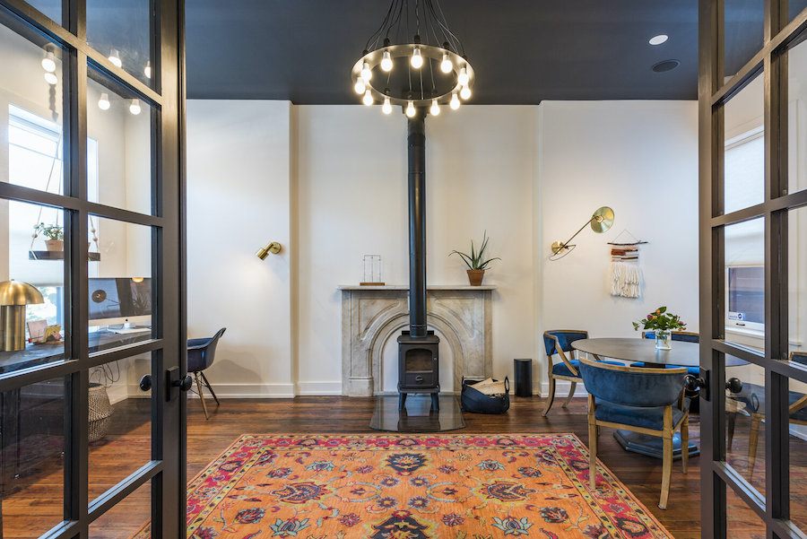 hawthorne renovated row house for sale home office