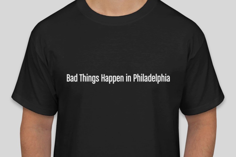bad things happen in philadelphia tee shirt