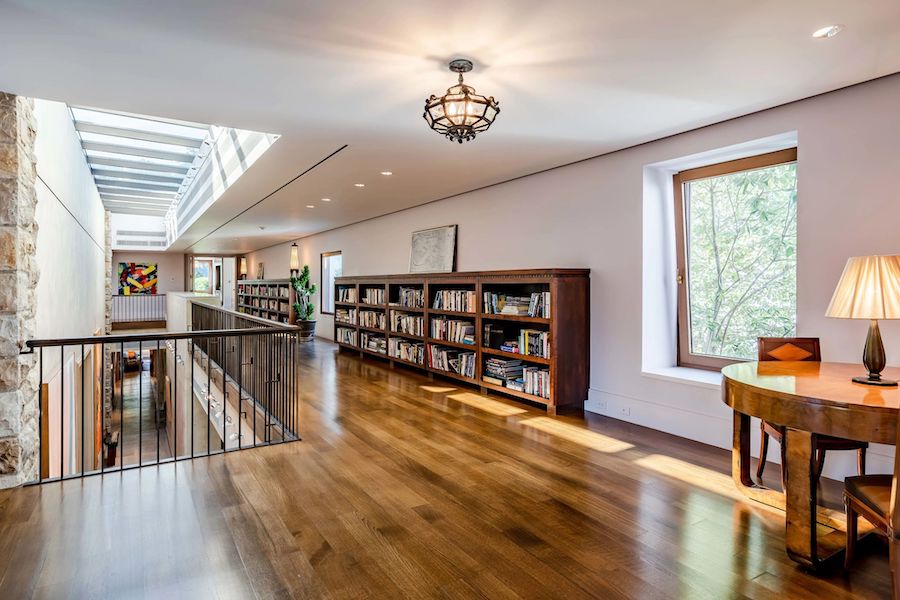 second-floor hallway