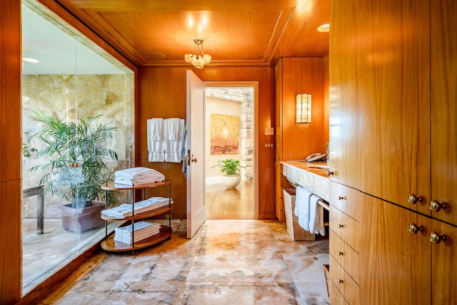 his primary bedroom