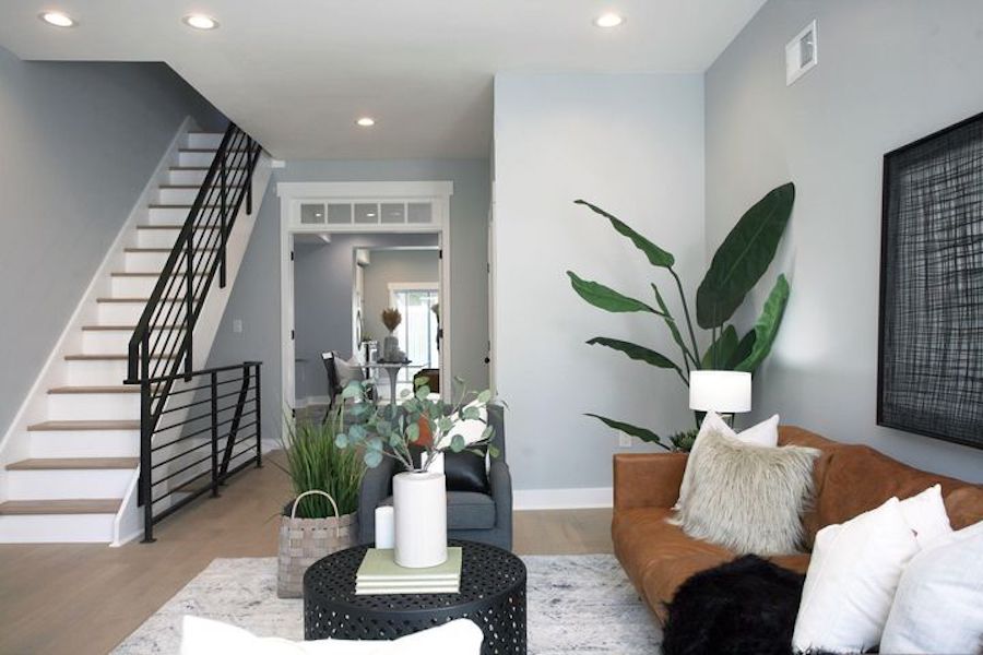 house for sale point breeze rebuilt row living room