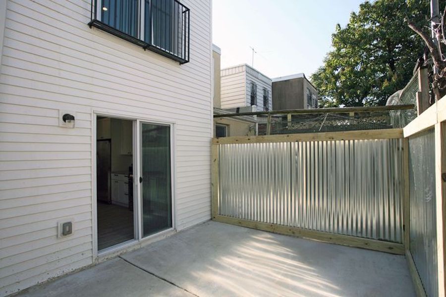 rear patio