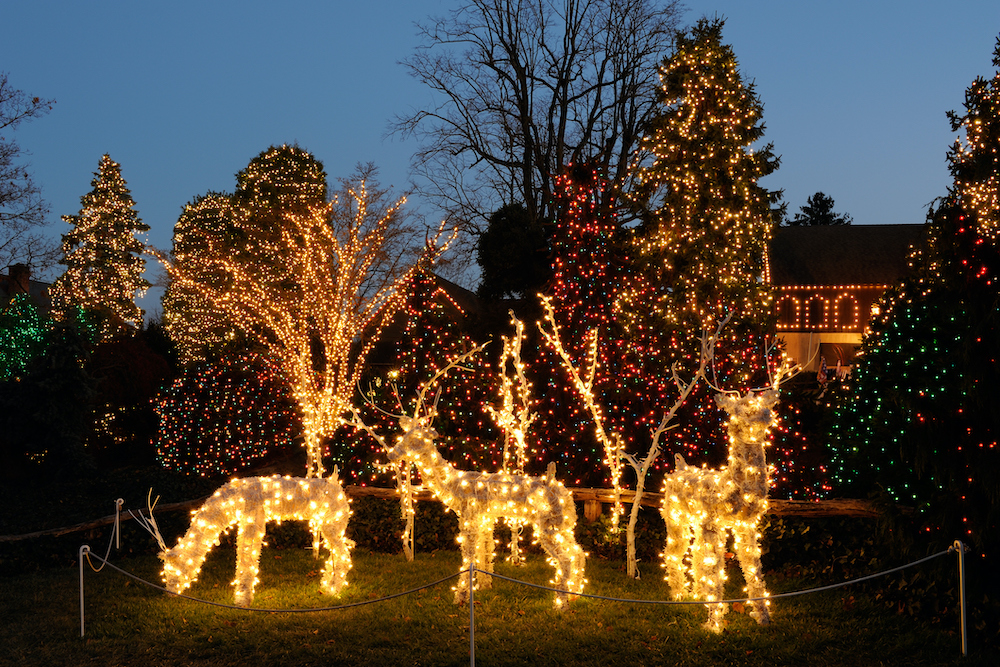 Christmas Lights in Peddler's Village