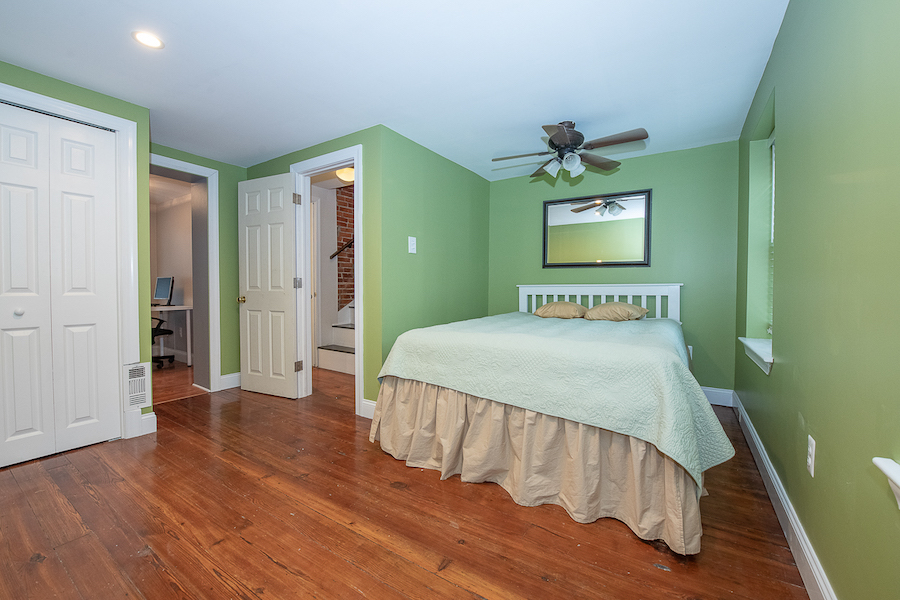 second-floor bedroom