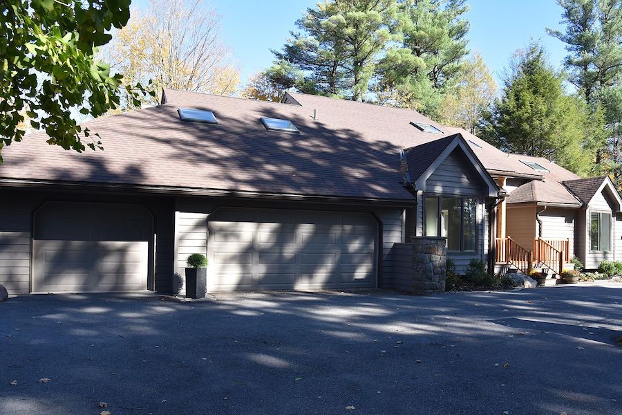 house for sale Lake Naomi contemporary front elevation
