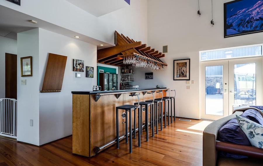 family room bar