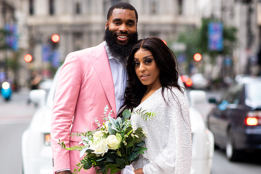 backyard pandemic wedding