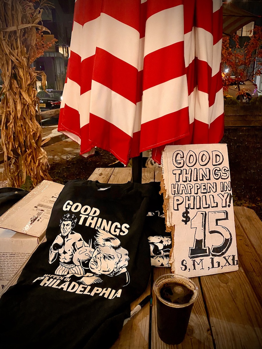 t shirts for sale during philly party