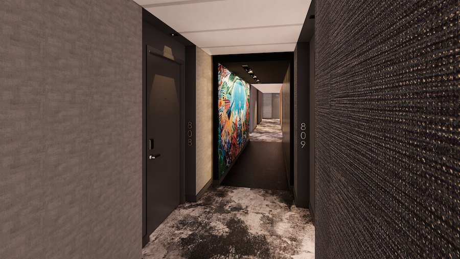 interior corridor