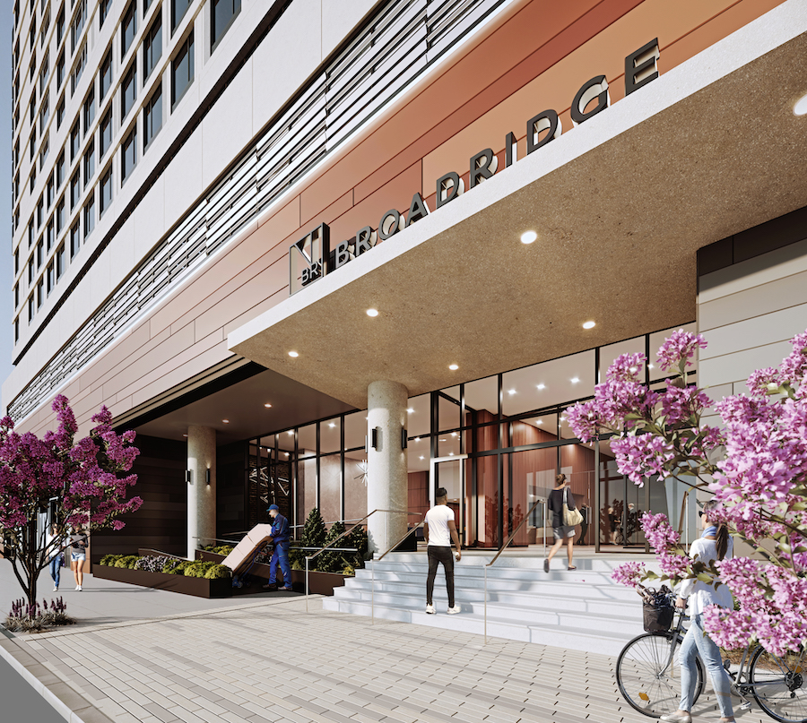 broadridge apartment preview building entrance