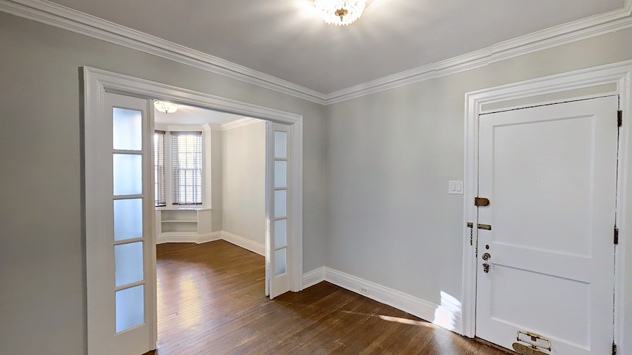 condo for sale garden court updated condo foyer and den