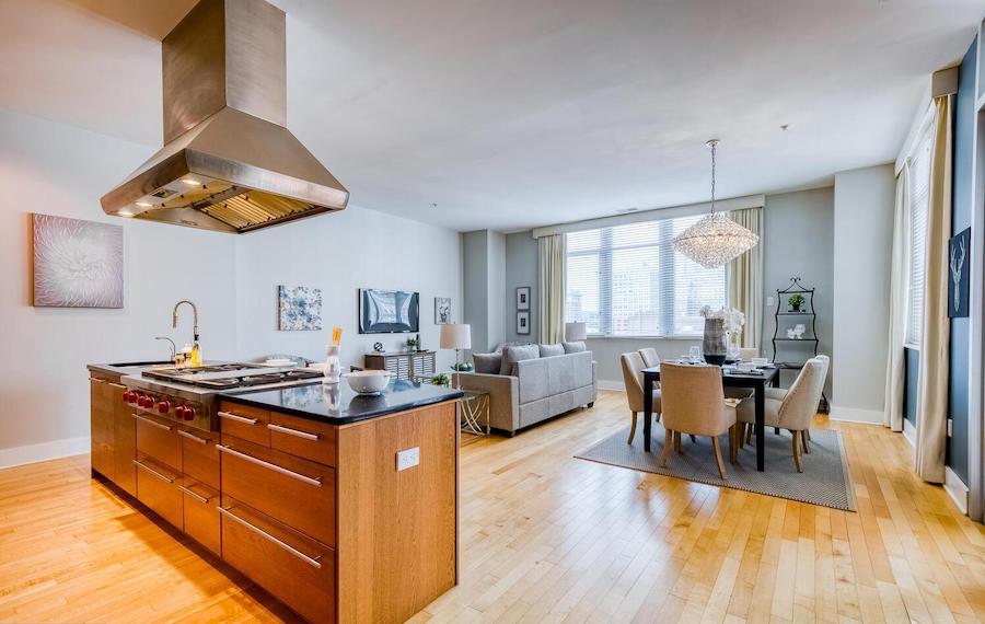 condo for sale wash west modern main living area