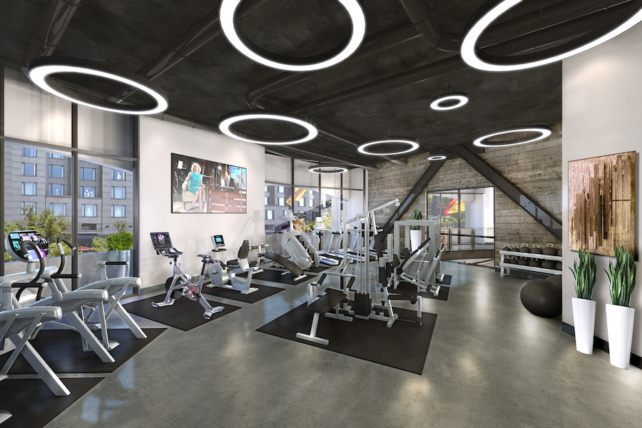 embassy suites conversion fitness center