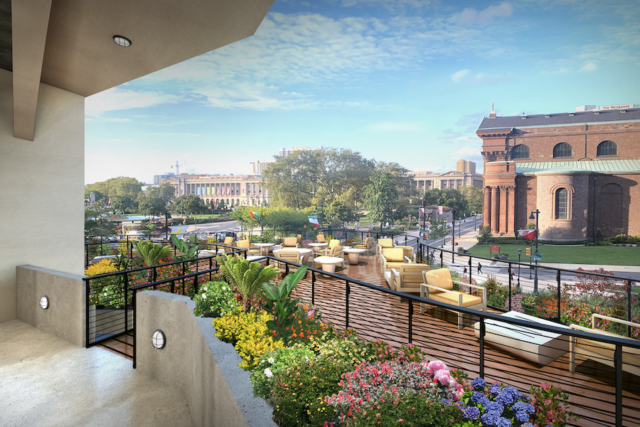 amenity floor terrace
