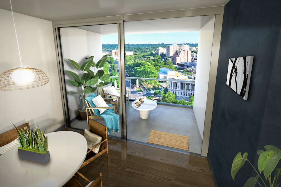 private balcony