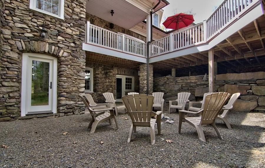 Lower-level patio