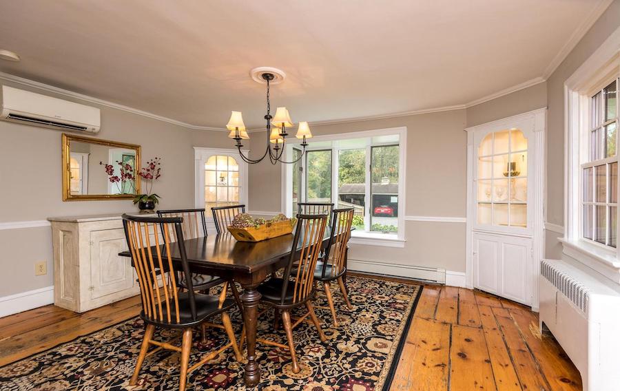 house for sale Doylestown Gothic revival dining room