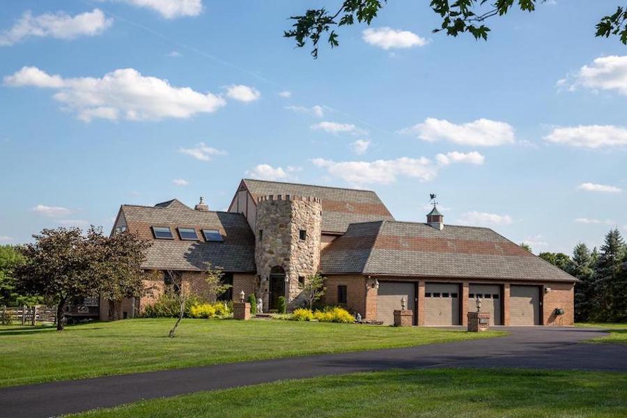 house for sale new hope modern castle exterior front