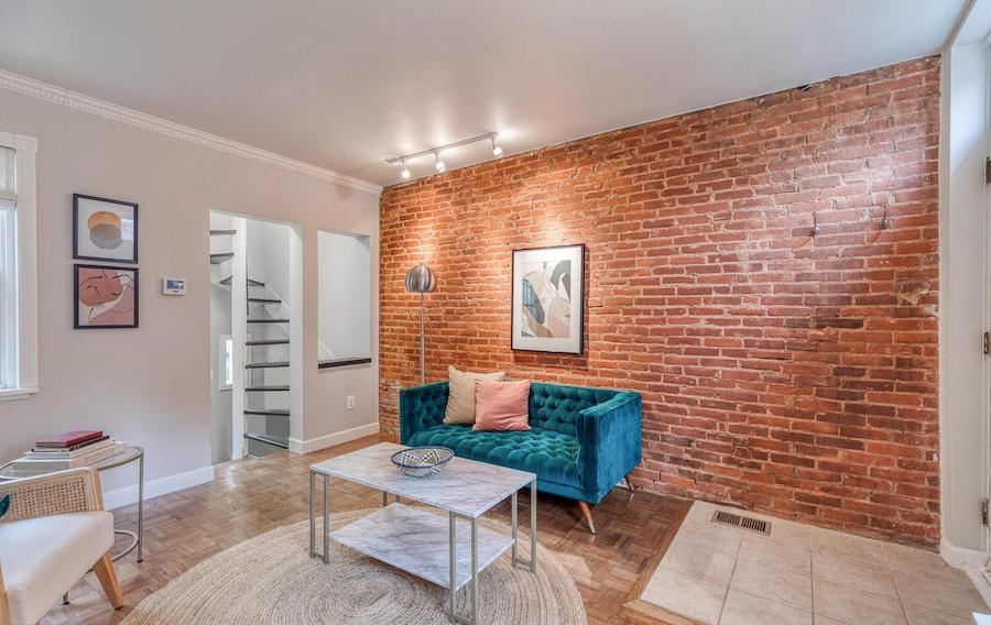 house for sale queen village updated trinity living room