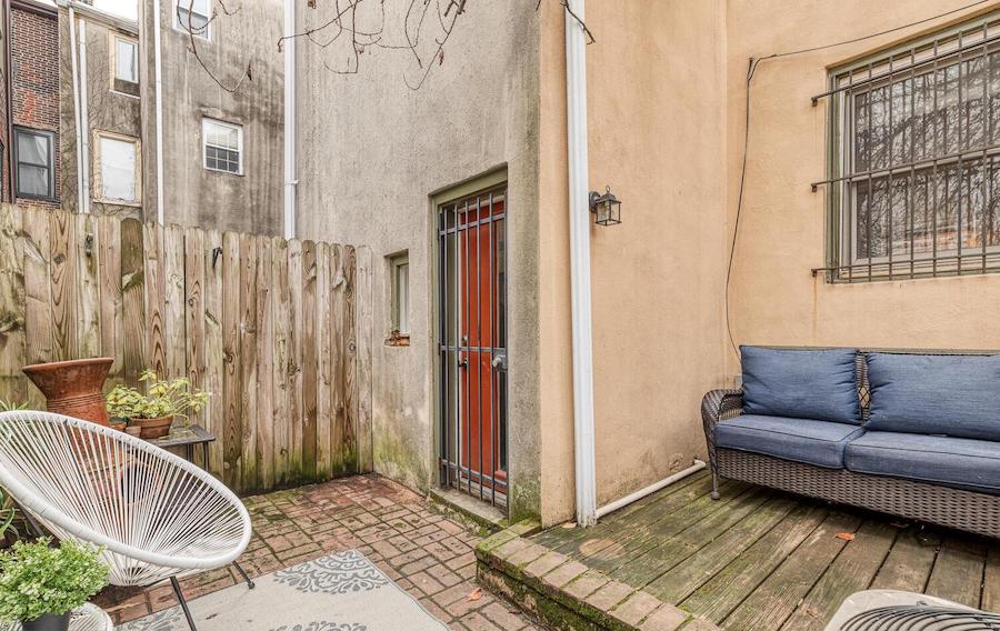 rear patio