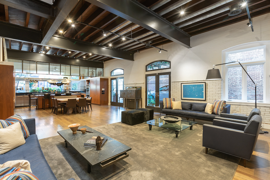house for sale Rittenhouse square converted carriage house main floor