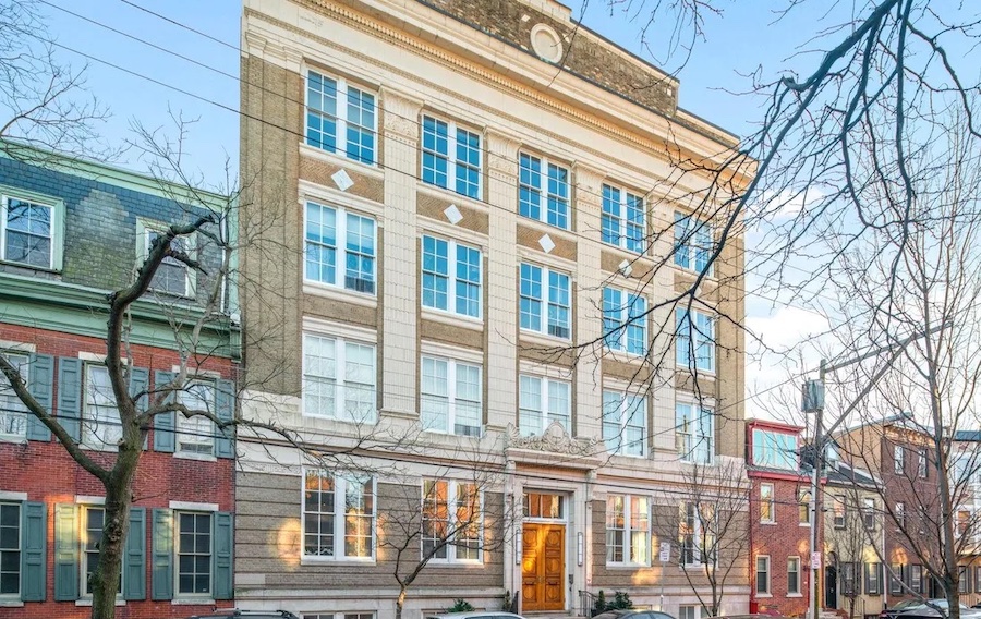 condo for sale queen village modern building exterior