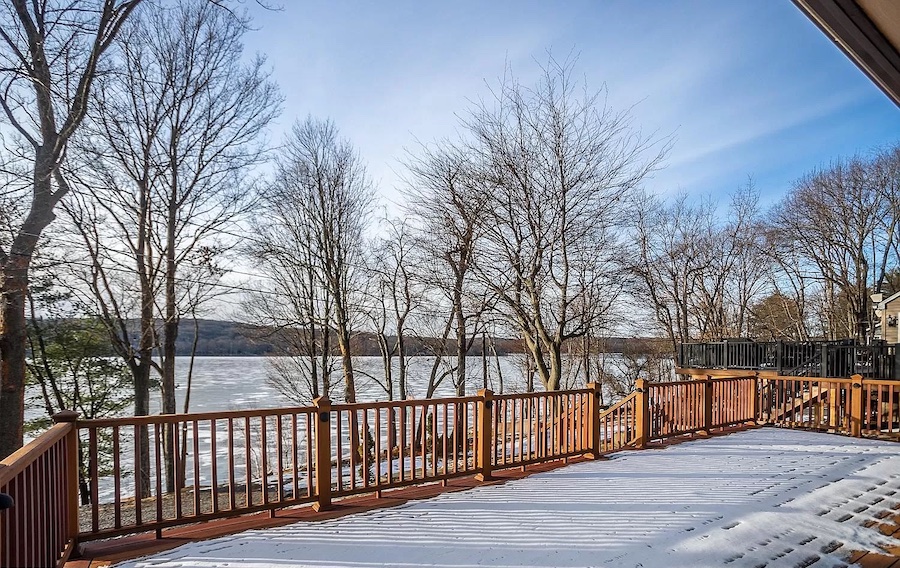 view from deck