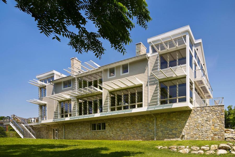 house for sale malvern modern farmhouse rear elevation