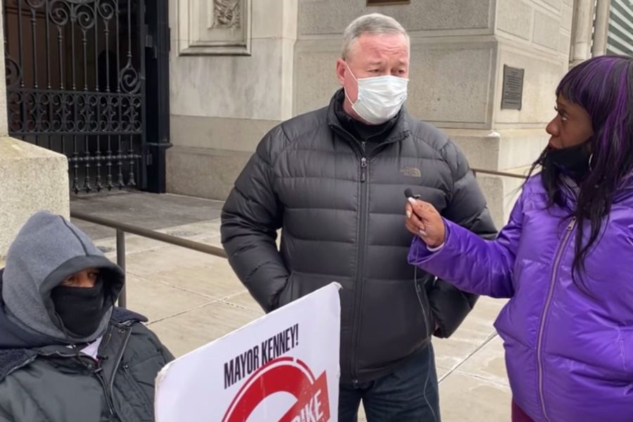 jim kenney gun violence hunger strike