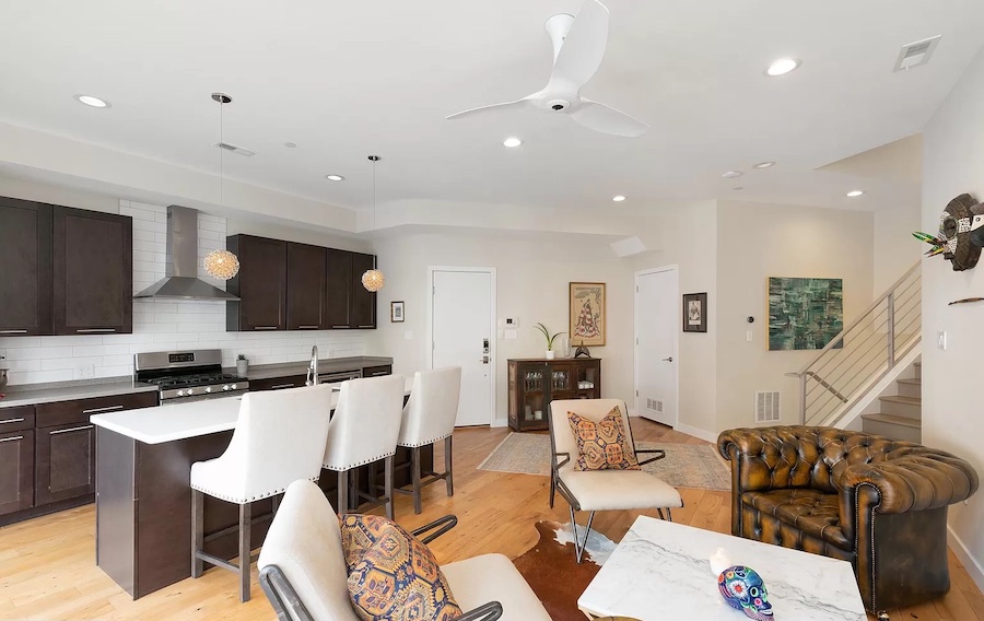 condo for sale francisville split-level main living area