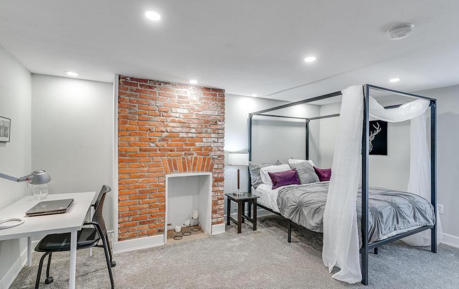 second-floor rear bedroom