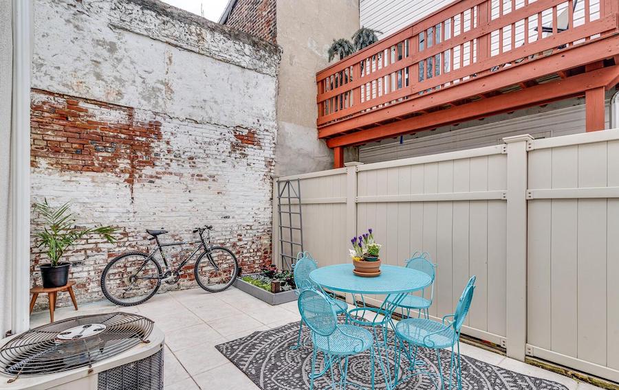 rear side yard