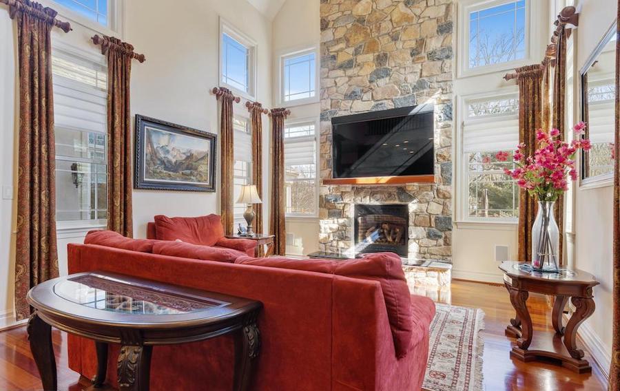 house for sale Hockessin builder's special family room