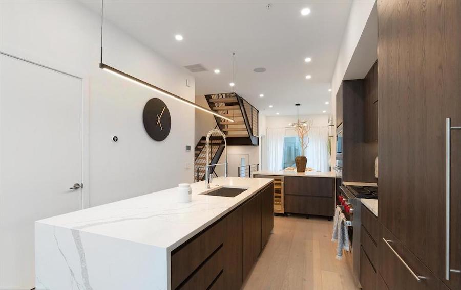 house for sale Logan Square new construction townhouse kitchen