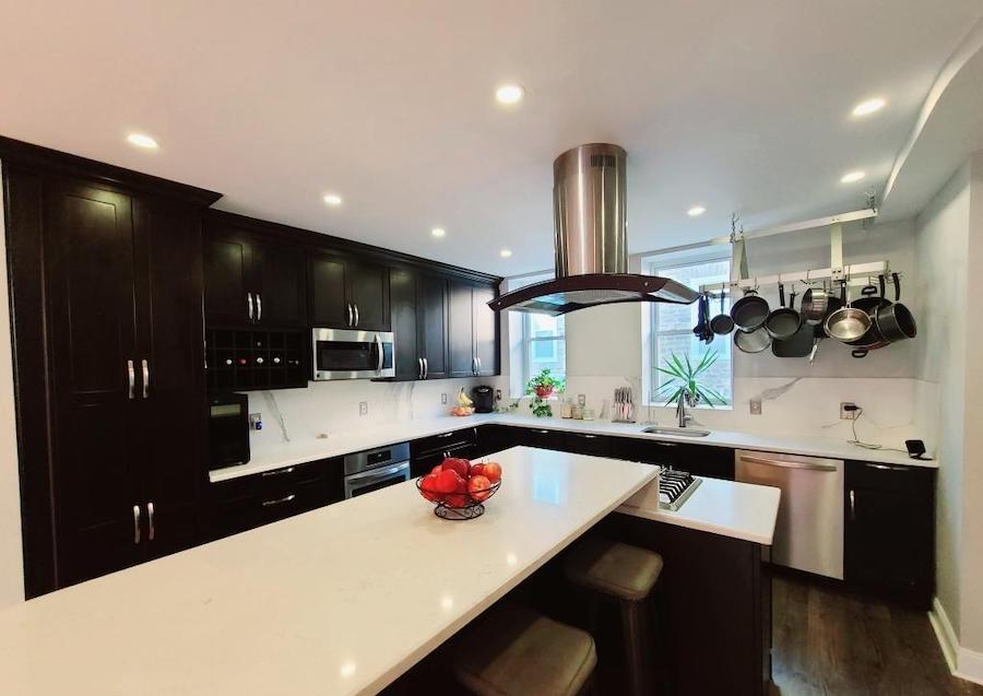 house for sale mt. airy renovated foursquare kitchen