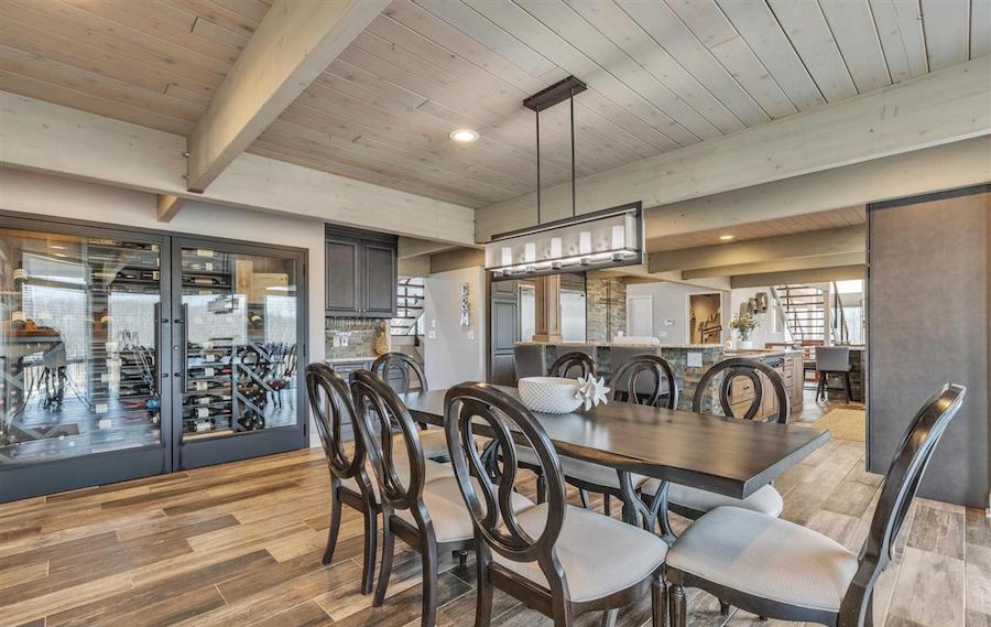 house for sale woodstown Carson Wentz house dining room